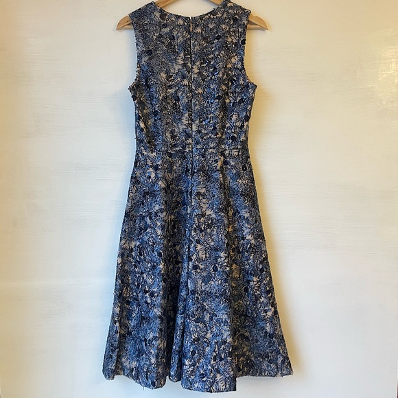 Dress the Population Fit & Flare Sequin Blue/Nude Dress Size: Medium NWT! - Picture 5 of 9